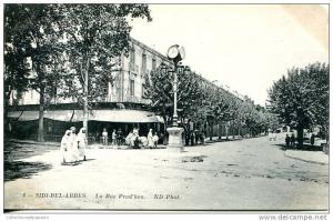 ALGERIE SIDI BEL ABBES La rue Prud'Hon BELLE ANIMATION