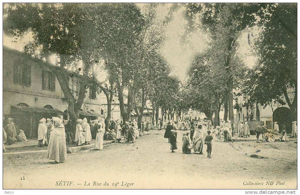 Sétif - La Rue du 19e Léger