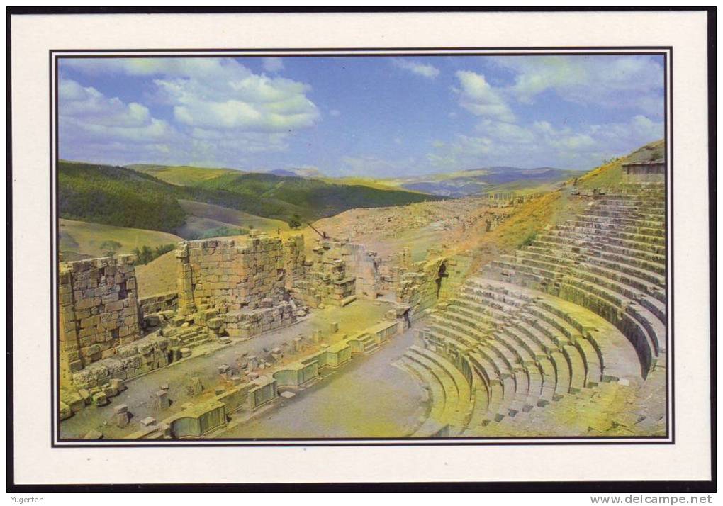 ALGERIE - CP - Djemila -Théâtre romain - Ruines romaines - Roman ruins - Neuve / Mint