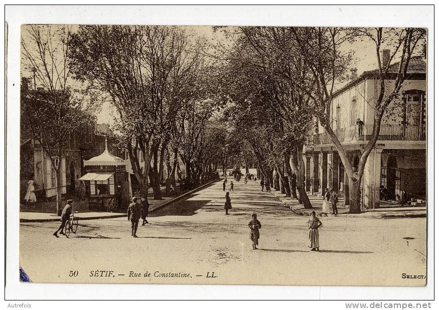 ALGERIE  SETIF  RUE DE CONSTANTINE