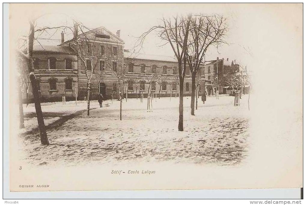 ALGERIE  SETIF  ecole laîque  .........400-22