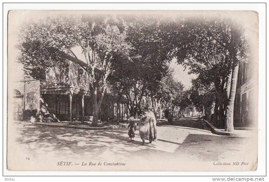 Algérie   SETIF   La rue de Constantine