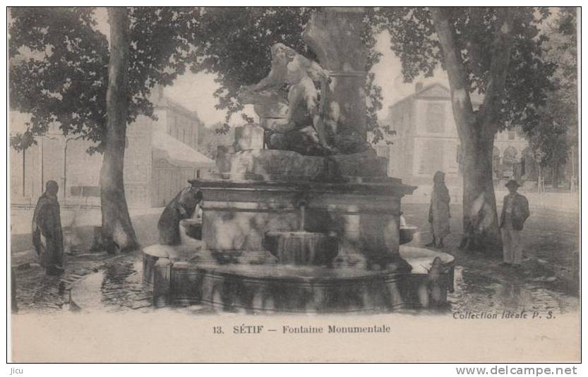 SETIF, Fontaine monumentale - 13 idéale P.S.