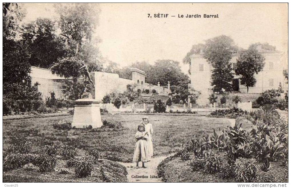ALGERIE - SETIF - Le Jardin Barral