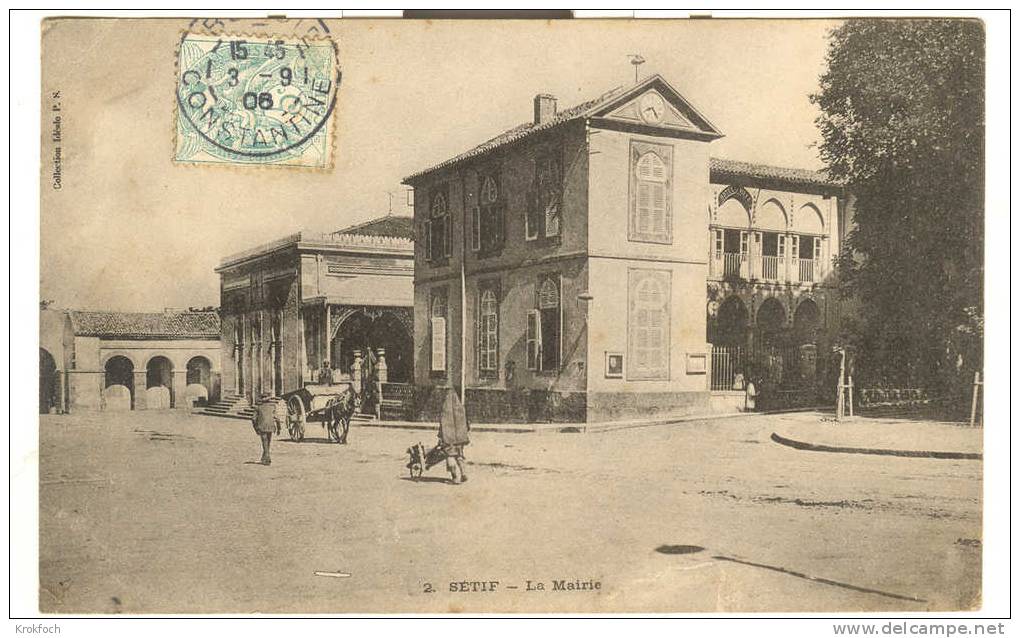 Setif Algérie - la mairie 1906
