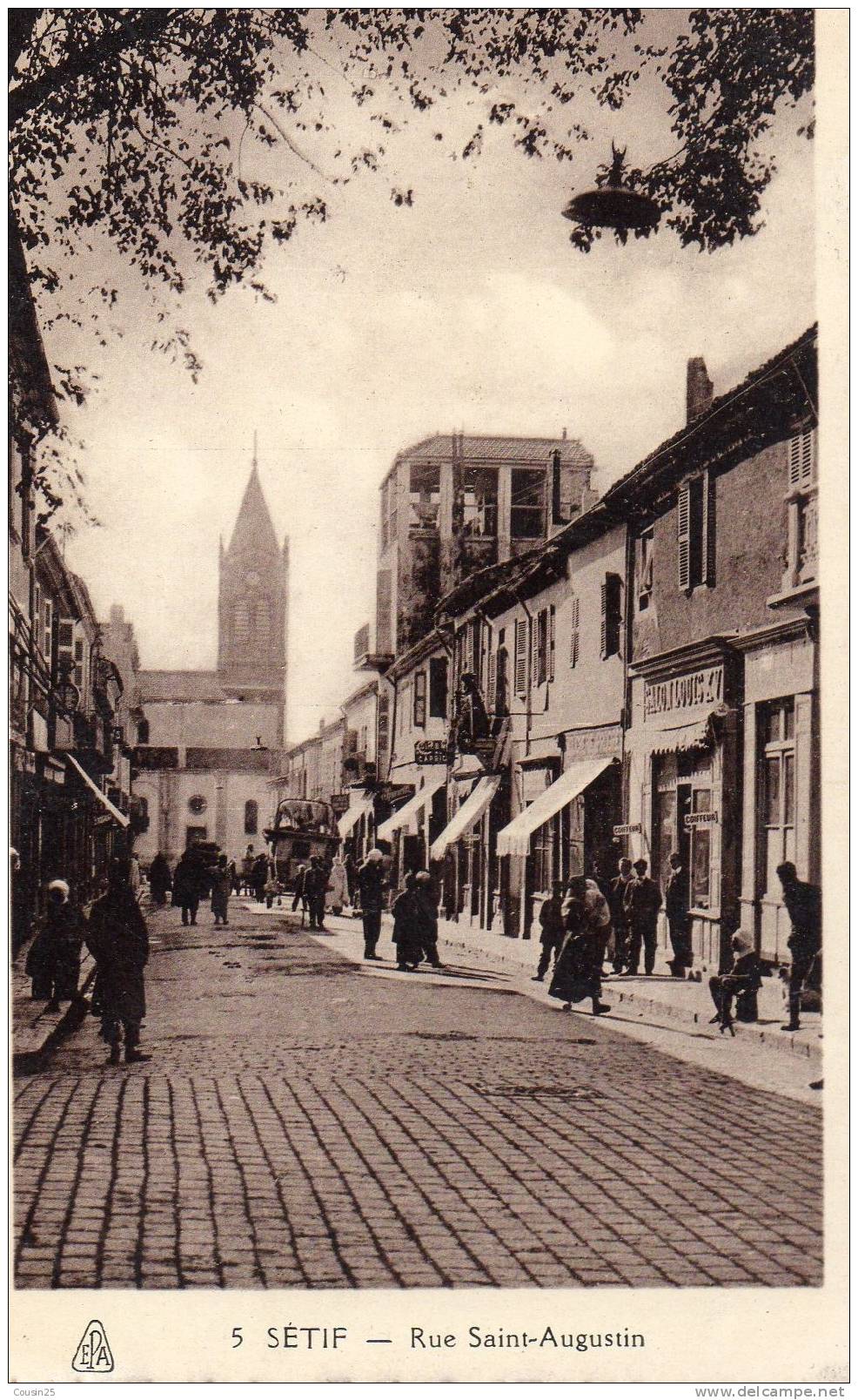 ALGERIE - SETIF - Rue Saint Augustin