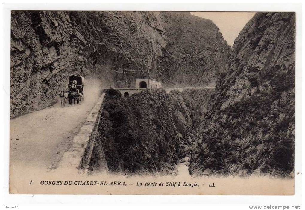 Gorges du Chabet El Akra - la route de Sétif à Bougie