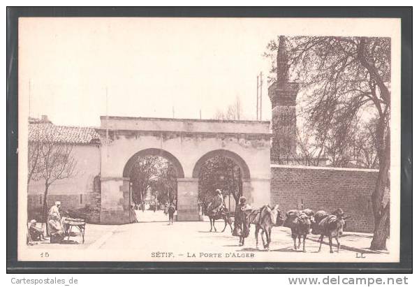 CPA Setif, La Porte d`Alger