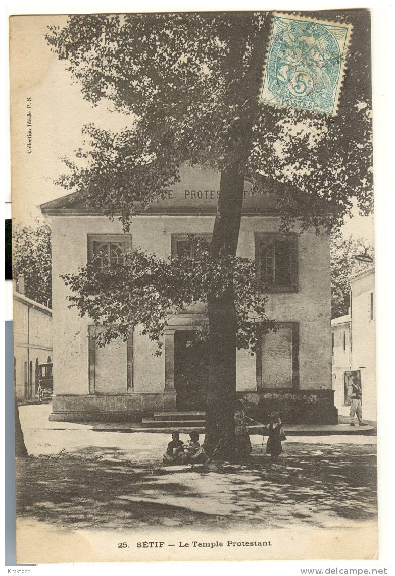 Setif Algérie - le temple protestant 1908