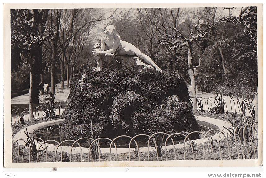 Algérie - Sétif - Square d'Orléans - Parc Jardin - Statue d'Acis