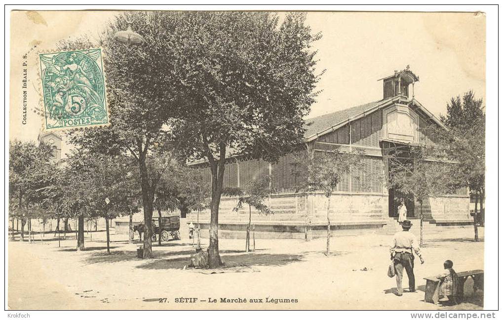Setif - marché arabe - légumes