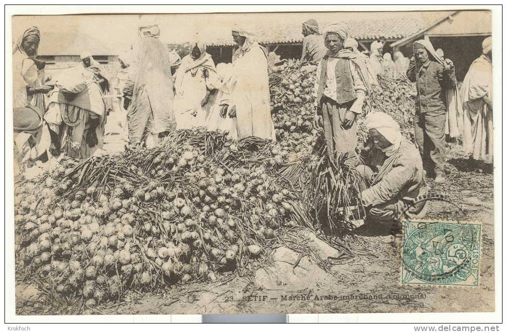 Setif - marché arabe - légumes