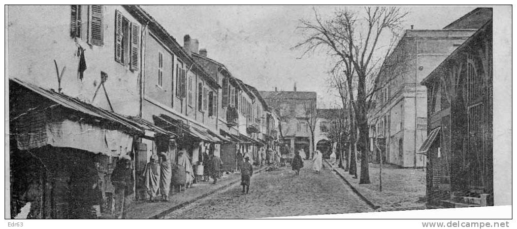 Algérie > Villes >  Sétif Rue Belisaire 13.5 cm x 6.5 cm