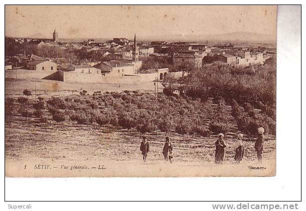 REF15.977   ALGERIE.  SETIF.   VUE GENERALE