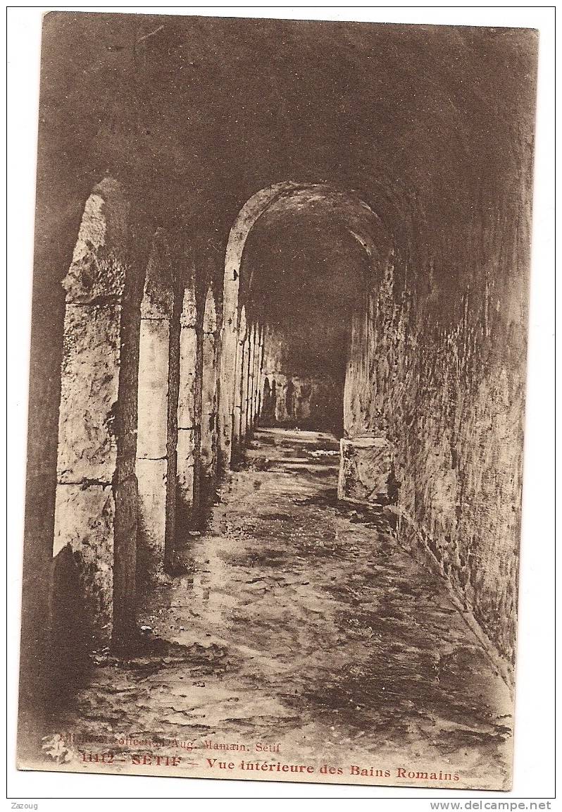 SETIF vue  interieure des bains romains