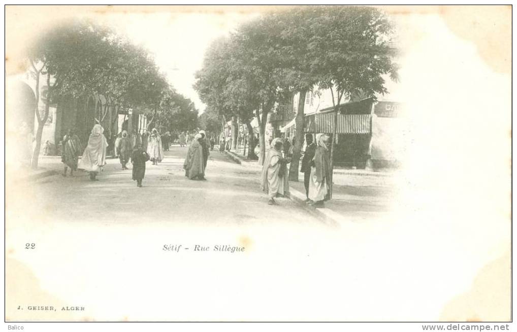 Algérie -  Sétif - Rue  Sillègue