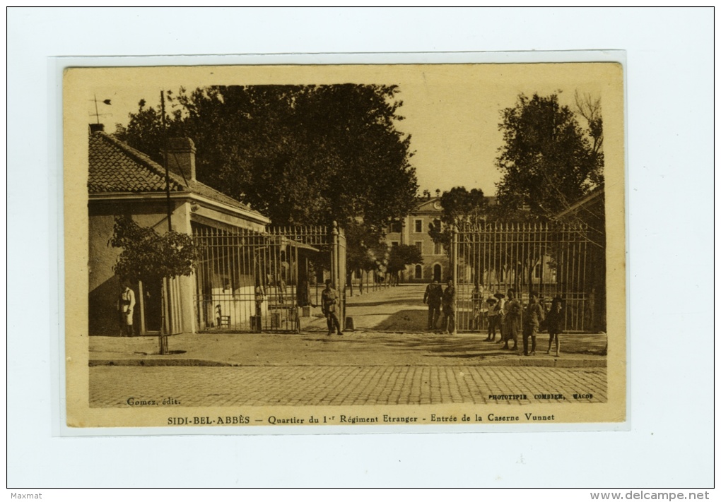 SIDI_BEL_ABBES quartier du 1er régiment étranger entrée de la caserne vunnet