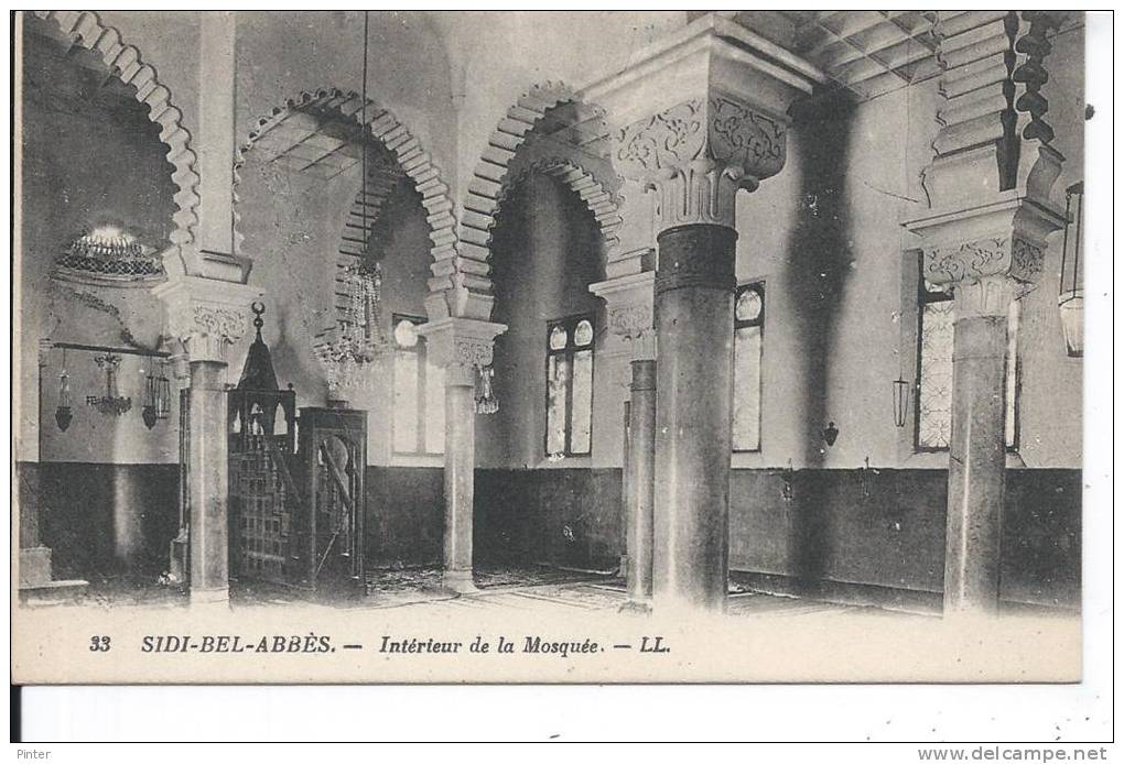 ALGERIE - SIDI BEL ABBES - Intérieur de la Mosquée