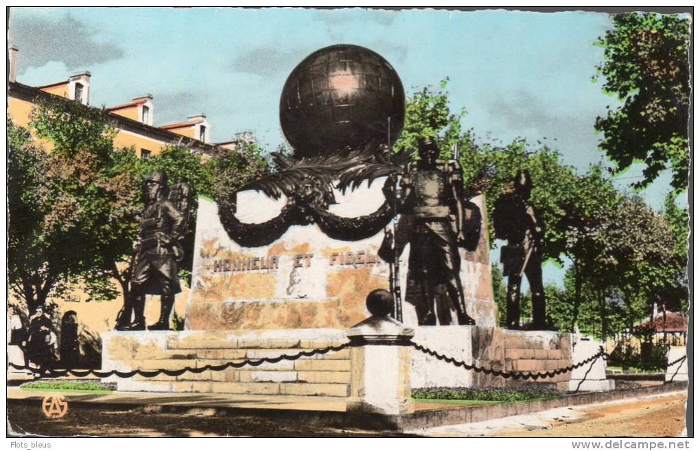 1960 - LE MONUMENT AUX MORTS DE LA LEGION - CARTE ECRITE ET PROPRE -