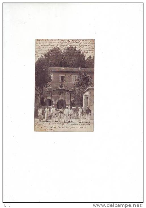 lot 136 CPA l jolie carte l´hopital militaires