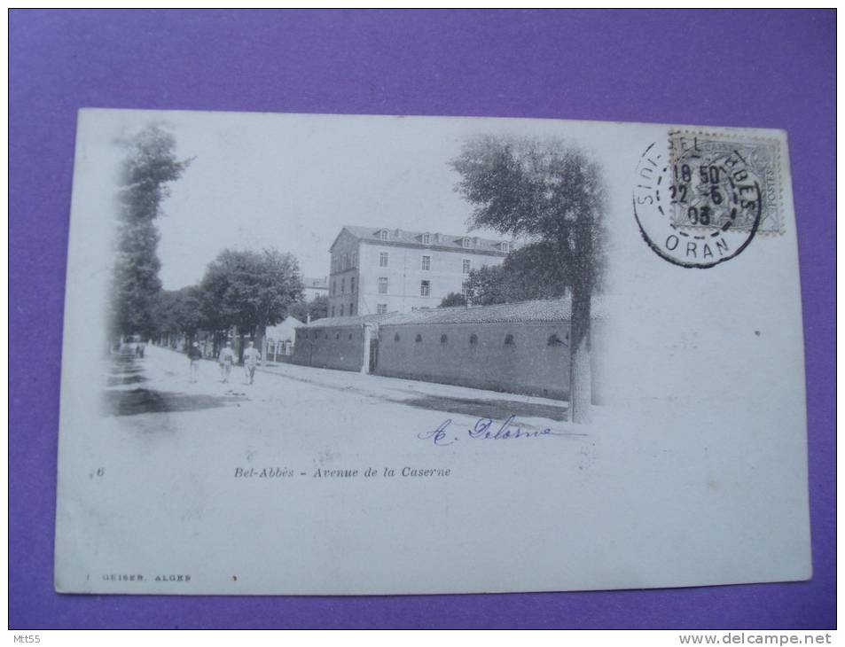 algerie francaise sidi bel aabbes carte precurseur