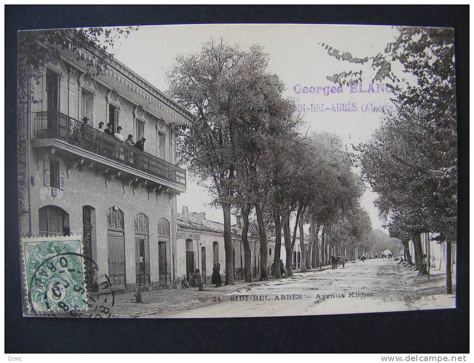CPA  Sidi-Bel-Abbès (Algérie) - Rue Kleber