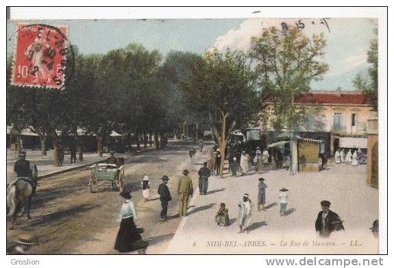 SIDI BEL ABBES 6 LA RUE DE MASCARA (ANIMATION) 1912