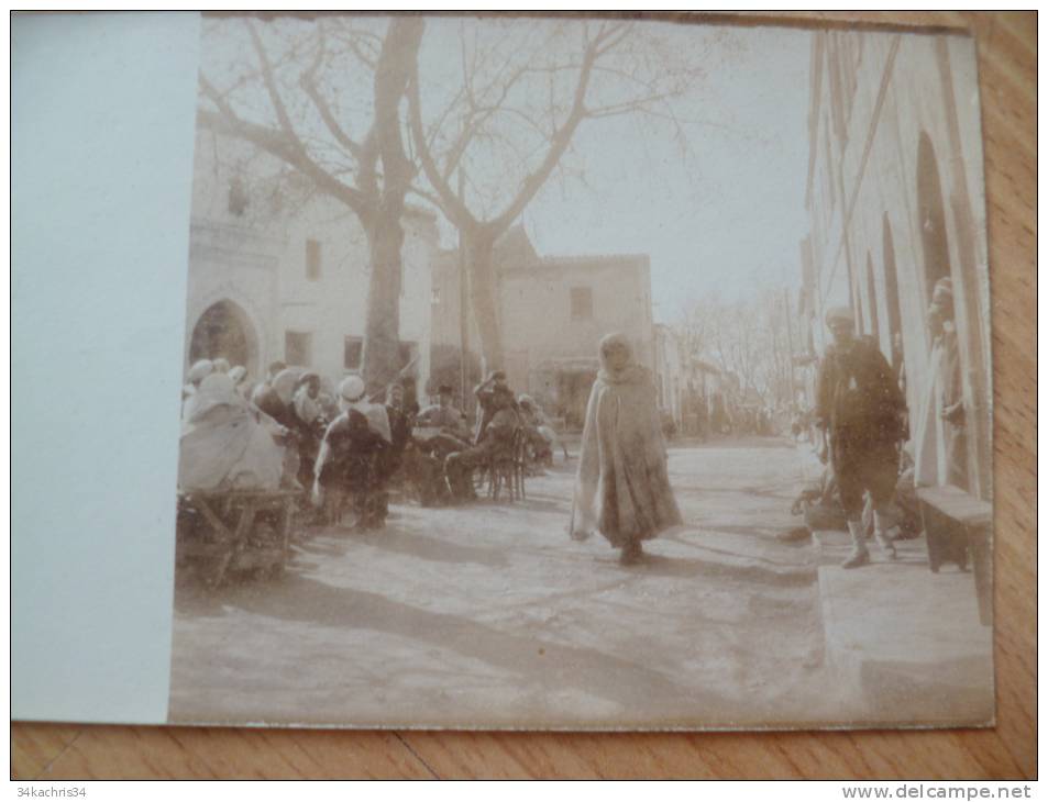 Carte photo Algérie.Sidi Bel Abbès.Café maure