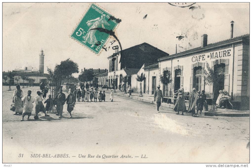 SIDI BEL ABBES - Rue du Quartier Arabe