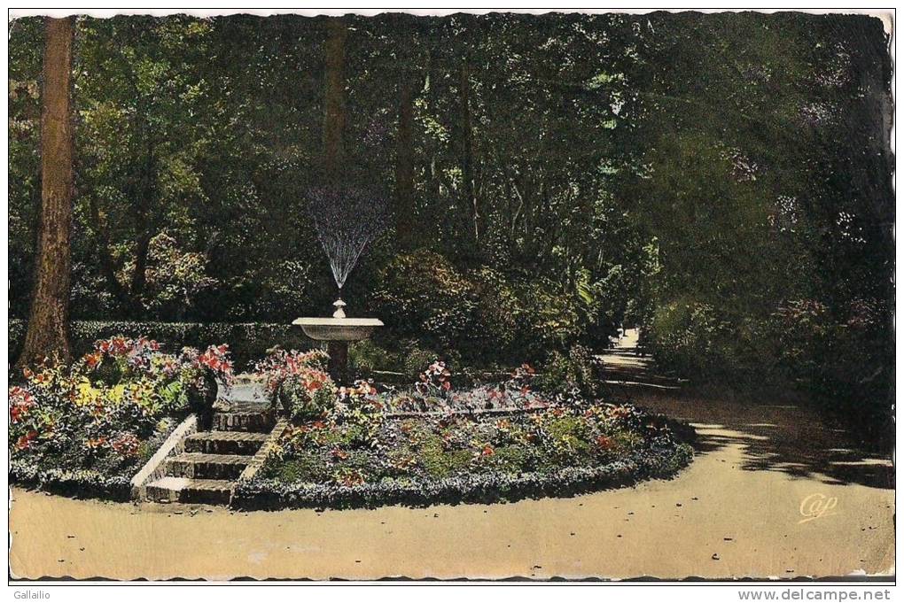 ALGERIE SIDI BEL ABBES  LE JARDIN PUBLIC L'ALLEE PRINCIPALE  CPA NO 94