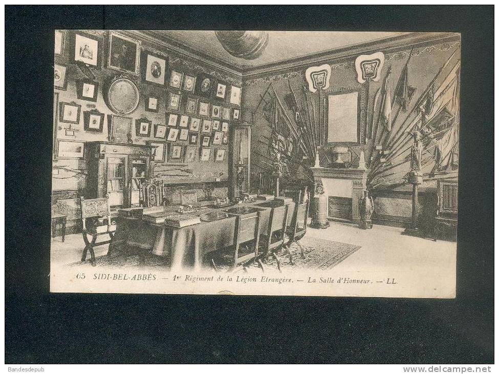 Algerie - Sidi Bel Abbes - 1er Régiment de la Légion Etrangère - Salle d' Honneur ( LL 65)