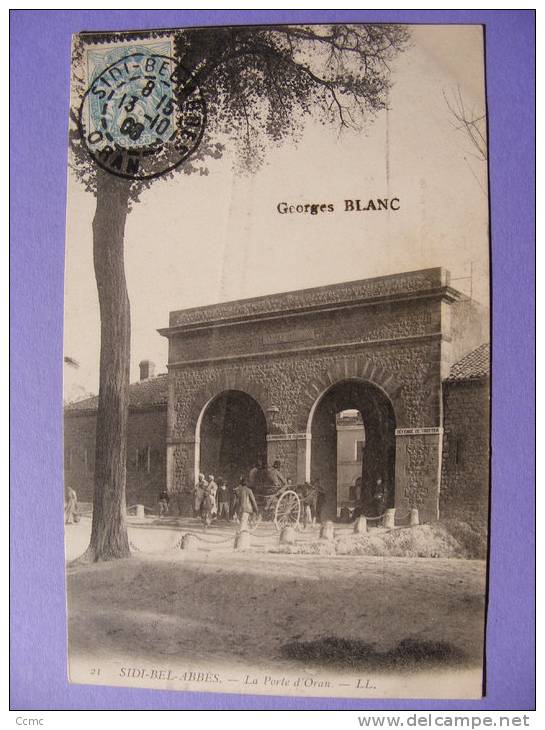 CPA - Algérie - Sidi-Bel-Abbès - La Porte d'Oran