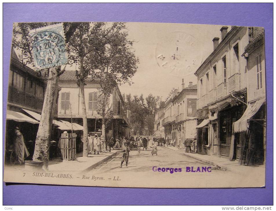 CPA - Algérie - Sidi-Bel-Abbès - Rue Byron