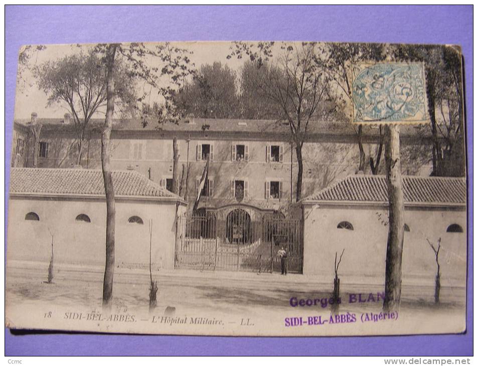 CPA - Algérie - Sidi-Bel-Abbès - L'Hôpital Militaire