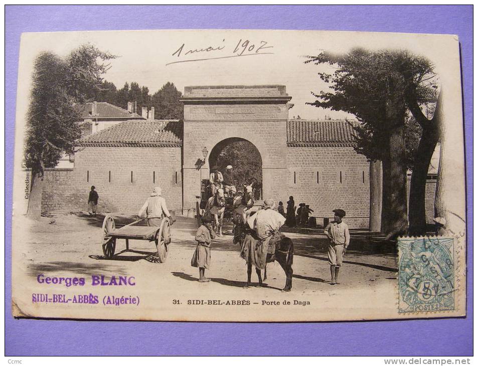 CPA - Algérie - Sidi-Bel-Abbès - La porte de Daga