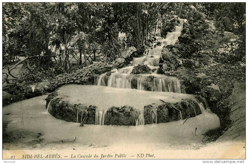 sidi bel abbes la cascade du jardin public ND phot 23