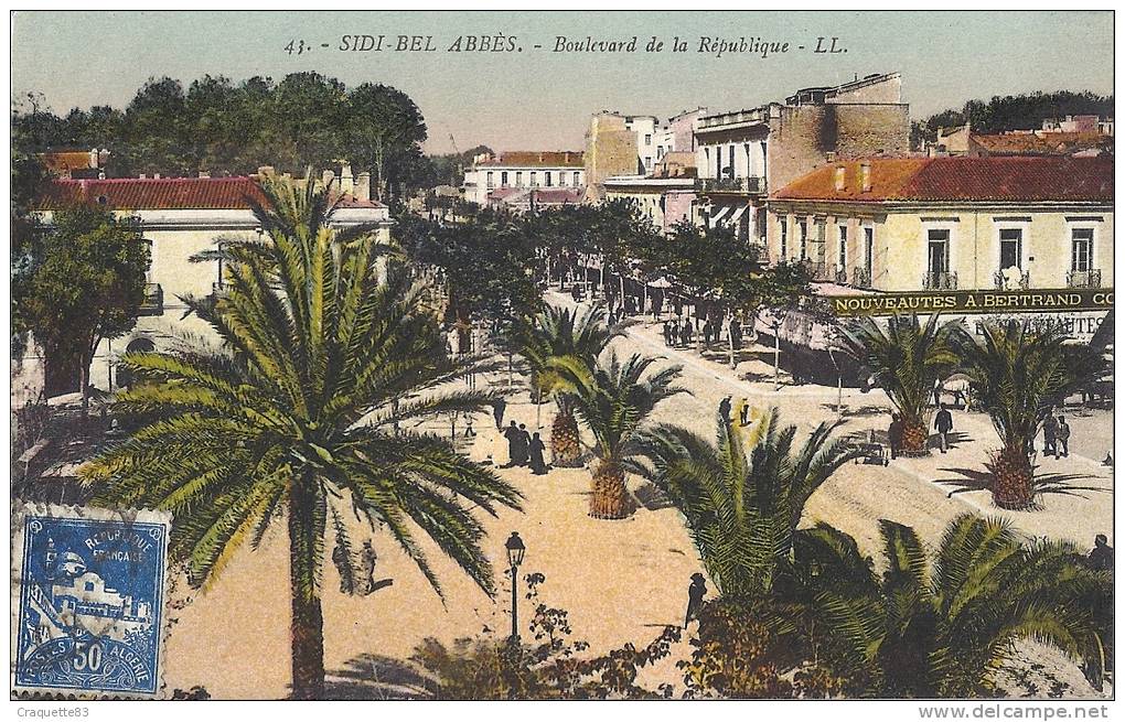 ALGERIE- SIDI-BEL ABBES - BD DE LA REPUBLIQUE