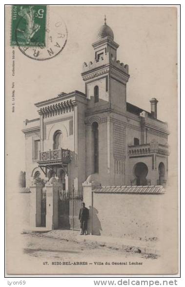 17 SIDI BEL ABBES  VILLA DU GENERAL  LECHER