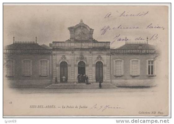 18 SIDI BEL ABBES  LE PALAIS DE JUSTICE