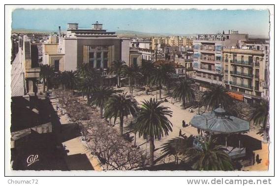 (Algérie) 142, Sidi Bel Abbès, CAP 78, Place Carnot et le Théatre