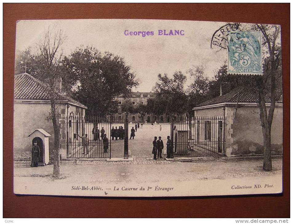 CPA - Algérie - Sidi-Bel-Abbès - La caserne du 1er Etranger