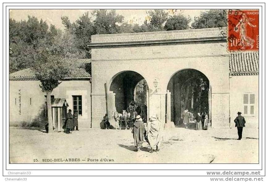 ## ALGERIE ## SIDI BEL ABBES PORTE D´ORAN TRES BELLE ANIMATION A VOIR