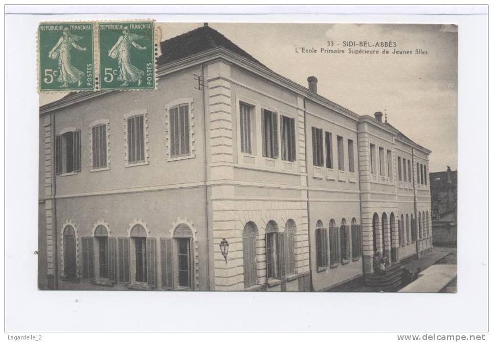 (E-Alg-2)33 . Sidi-Bel-Abbès. L'Ecole Primaire Supérieure de Jeunes Filles.