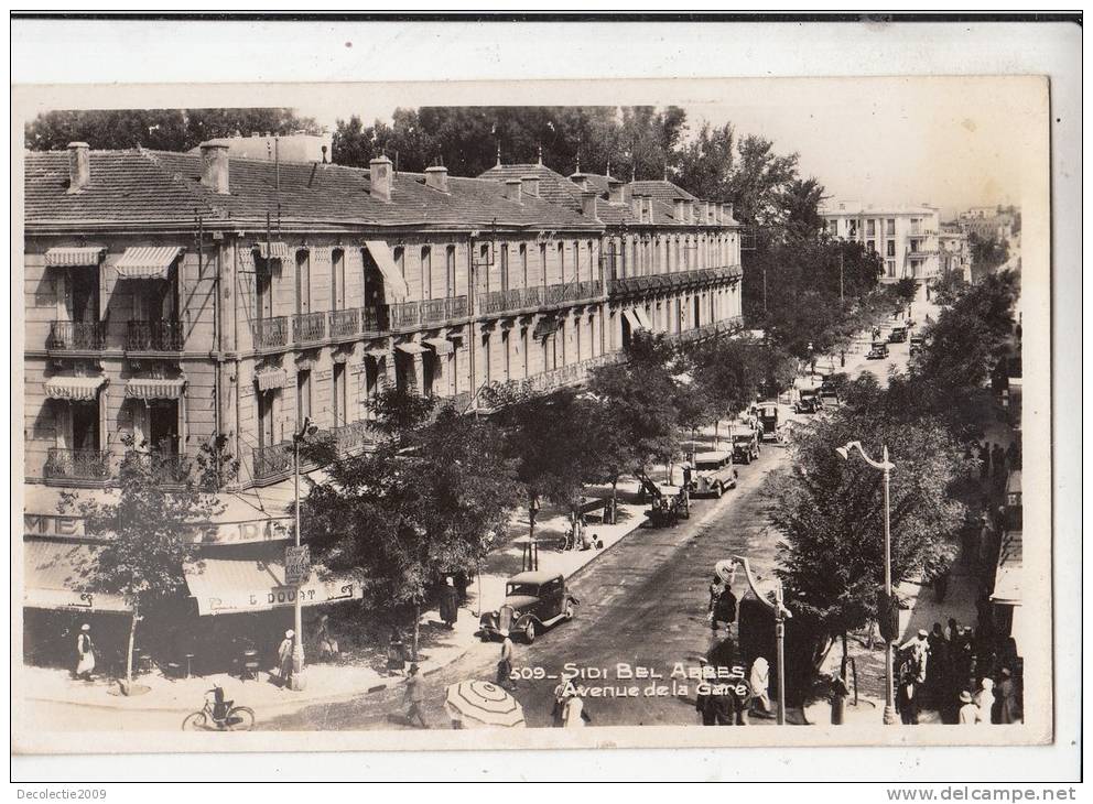 BR44720 Sisi bel abbes  avenue de la gare     2  scans