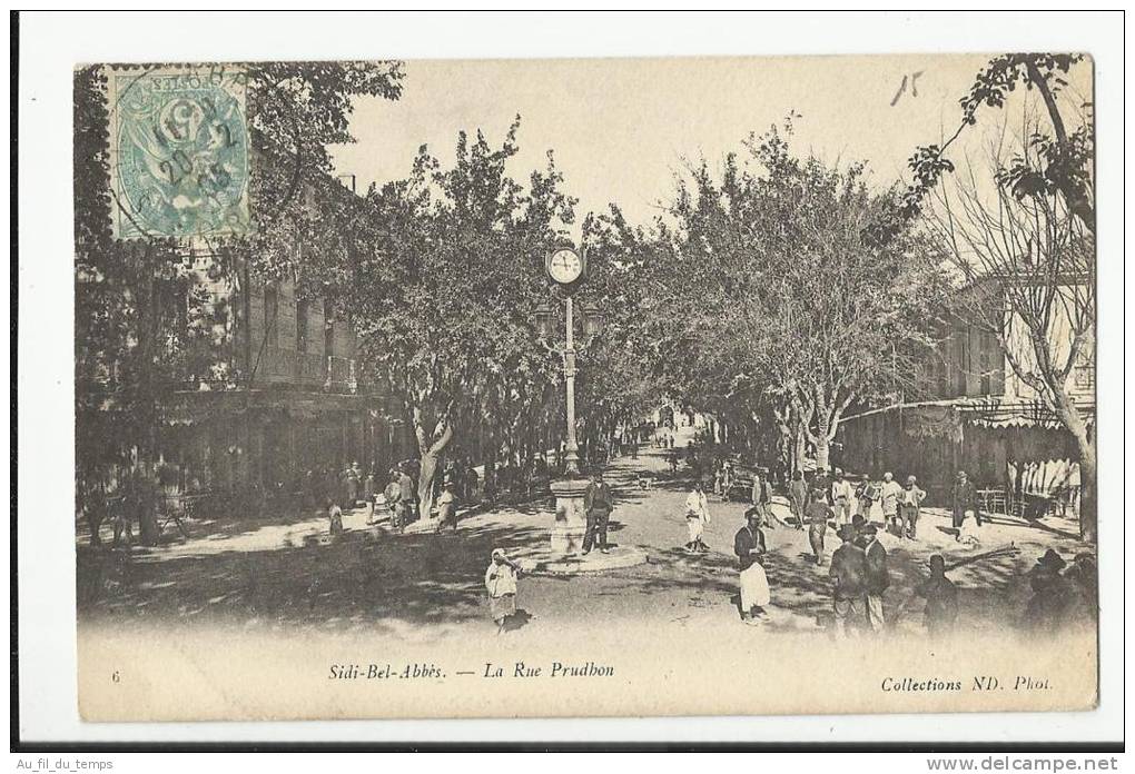SIDI-BEL-ABBES , LA RUE PRUDHON