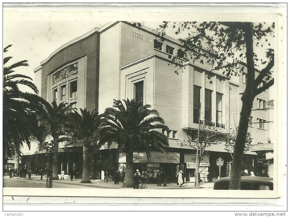 SIDI BEL ABES  CARTE FACON PHOTO LE THEATRE  PERSONNAGES