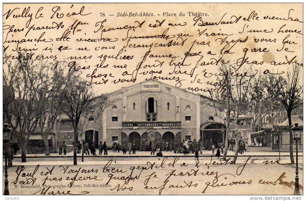 SIDI-BEL-ABBES  Place du Théatre