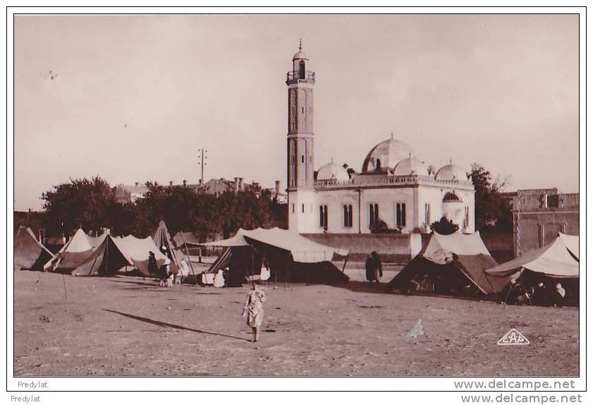 SIDI BEL ABBES  LA MOSQUE CPA  CIRCULEE 15-11-1932  TRES ANIMEE