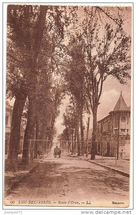 CPA 474 - Carte N°60 - SIDI BEL ABBES 22000 Algérie - Route d´ Oran