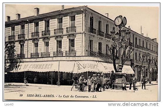 Algérie Sidi Bel Abbes Café du commerce